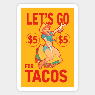 let's go for tacos Magnet